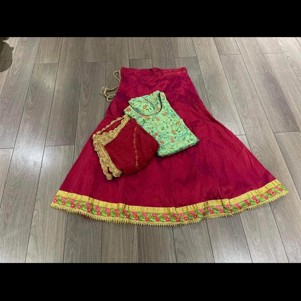 Indian lengha size medium